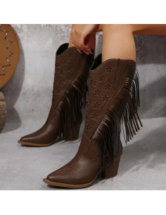 BOTAS ESTRELLAS MARRONES 2