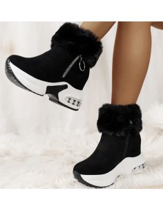 BOTAS PLATAFORMA NEGRAS 2