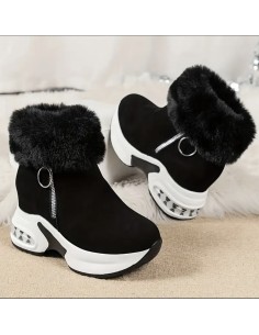 BOTAS PLATAFORMA NEGRAS