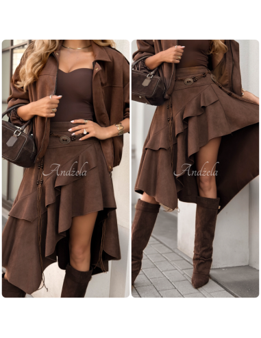 FALDA ANTELINA ASIMÉTRICA