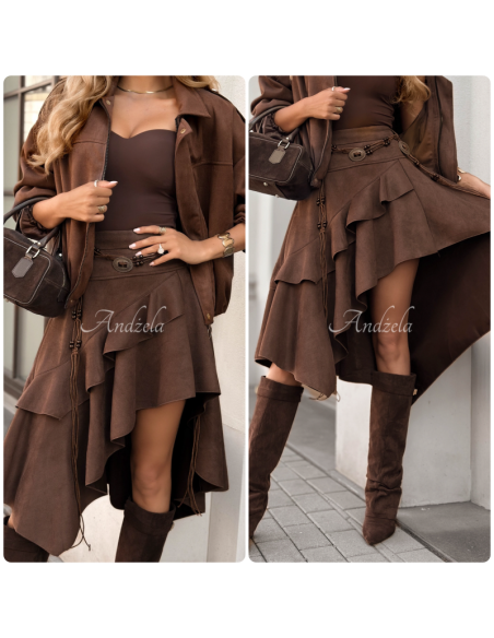 FALDA ANTELINA ASIMÉTRICA