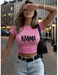 TOP CAMISETA KARMA