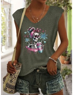 CAMISETA CALAVERA