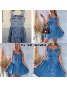 VESTIDO VAQUERO BOLSILLOS