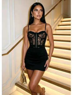 BODY ENCAJE NEGRO