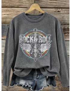 SUDADERA ROCK ROLL