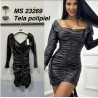 VESTIDO NEGRO POLIPIEL