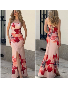 VESTIDO ESTAMPADO LARGO